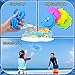 Anboor 4 Pack Water Flying Disc Toys, Water Splashing Toys for Pool Beach Backyard Games (4 Colors)