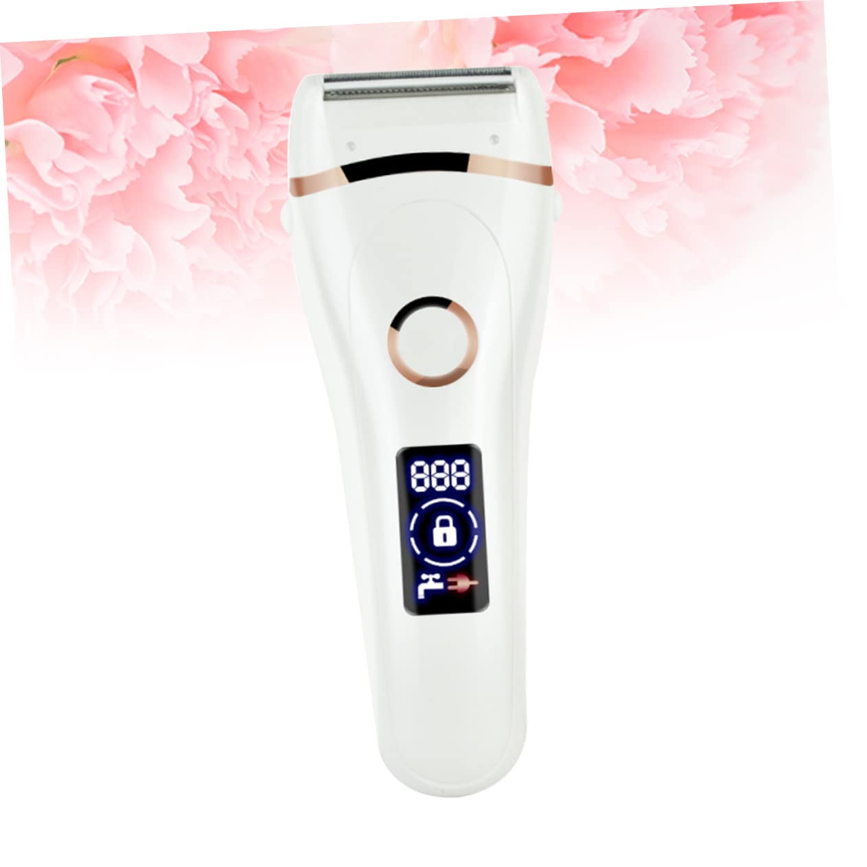 FOMIYES Depilatore Elettrico Donna Ricaricabile USB Impugnatura Ergonomica e Design Portatile Leggero per Depilazione Comoda e Precisa