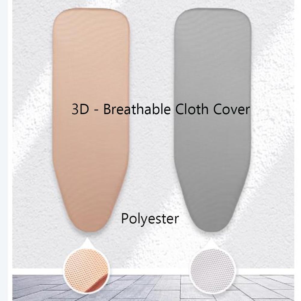 Funda para Tabla de Planchar de 3 Capas con Acolchado Grueso, Funda y Almohadilla de poliéster con Borde elástico de 42 x 18 Pulgadas, 45 x 18 Pulgadas, 48 x 19 Pulgadas, fácil de