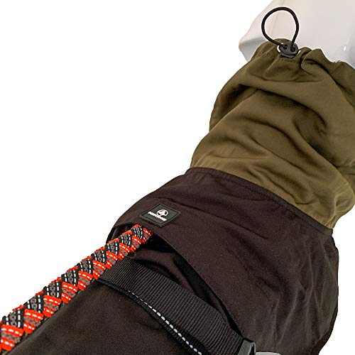 Croci Hiking Hundemantel, wasserdicht, Makalu, temperaturregulierendes Futter, Schwarz/Salbei, 80 cm