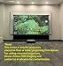 VeezuJoyz 100 inch VJ-MBW3 Motorized Floor-Rising ALR Projection Screen for UST Projector, 16:9 4K/8K UHD, Smart App & Voice Control, Quiet Lift, Cinematic Home Theater & Professional Office