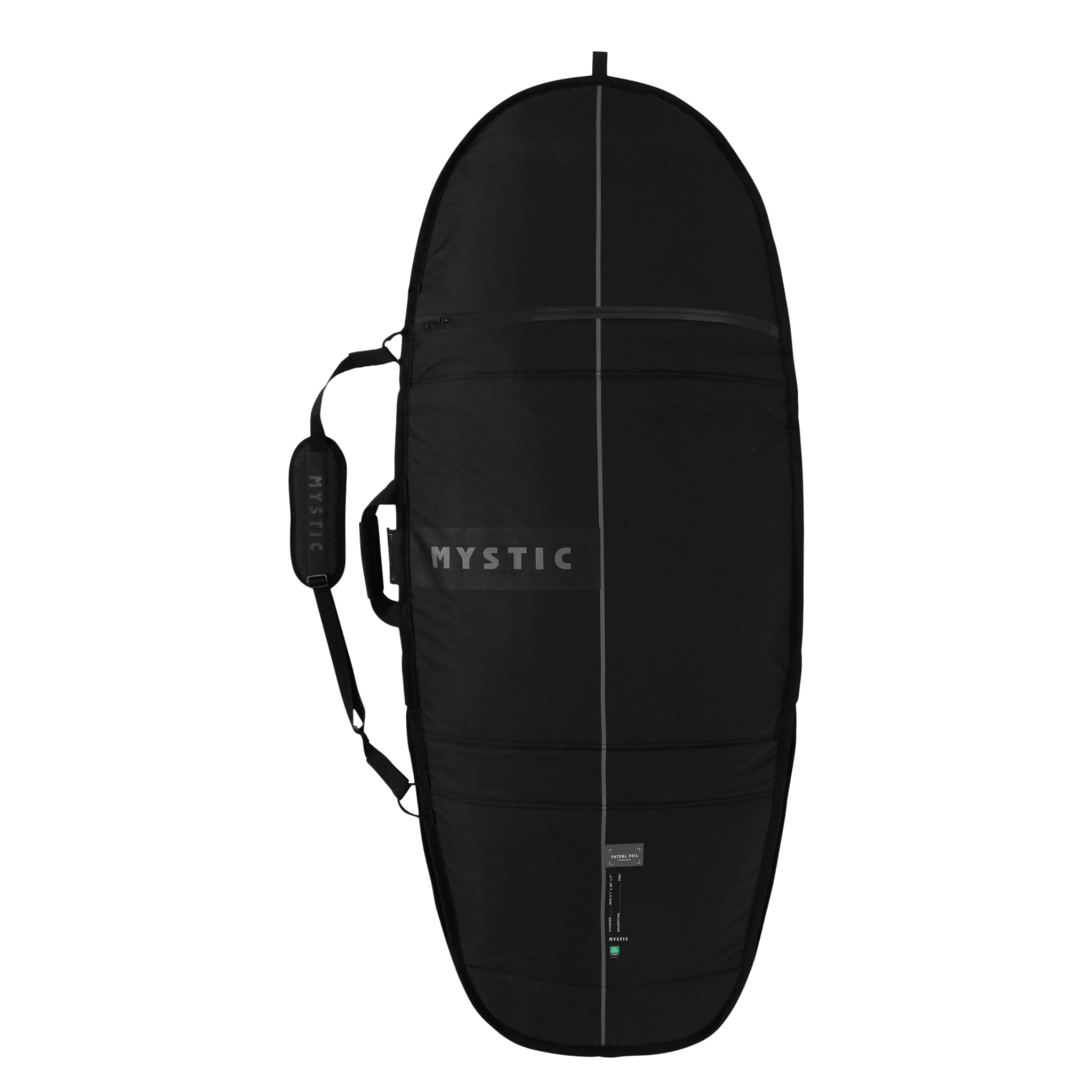 Mystic Watersports - Surf KiteSurf & Windsurfing Patrol Daycover Foilboard - Black - Protective padding