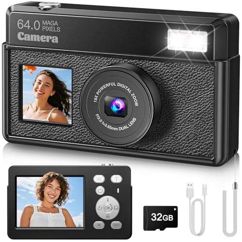 64MP 2.8 Inch UHD Compact Cameras