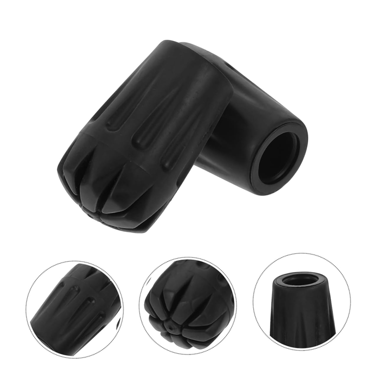 Beavorty Sets Trekking Pole Tip Cover Non-Slip Cane Tips Replacement for Hiking Sticks Walking Sticks Walking Accessories Pcs