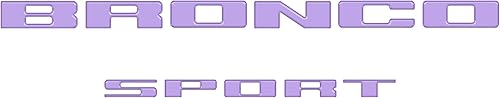 Vista 27 de Superposiciones de letras para portón elevador trasero, compatibles con Bronco Sport 2021-2026 Negro mate