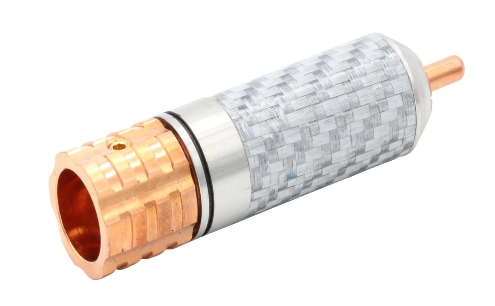 4 Uds Viborg conector macho de cobre puro Terminal de conector de vídeo fibra de carbono TV CD DAC AMP