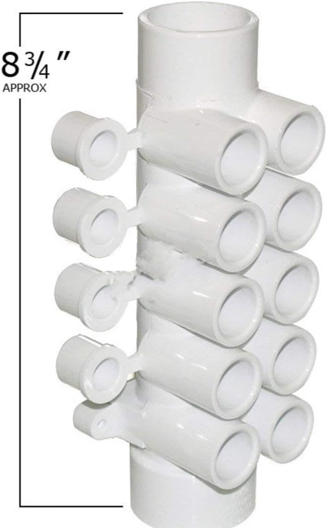 Hot Tub Compatible with Caldera Spas Manifold 1.5" S X 1.5" Sg X 10-1/2" Ports WAT010017 / WWP672-4630