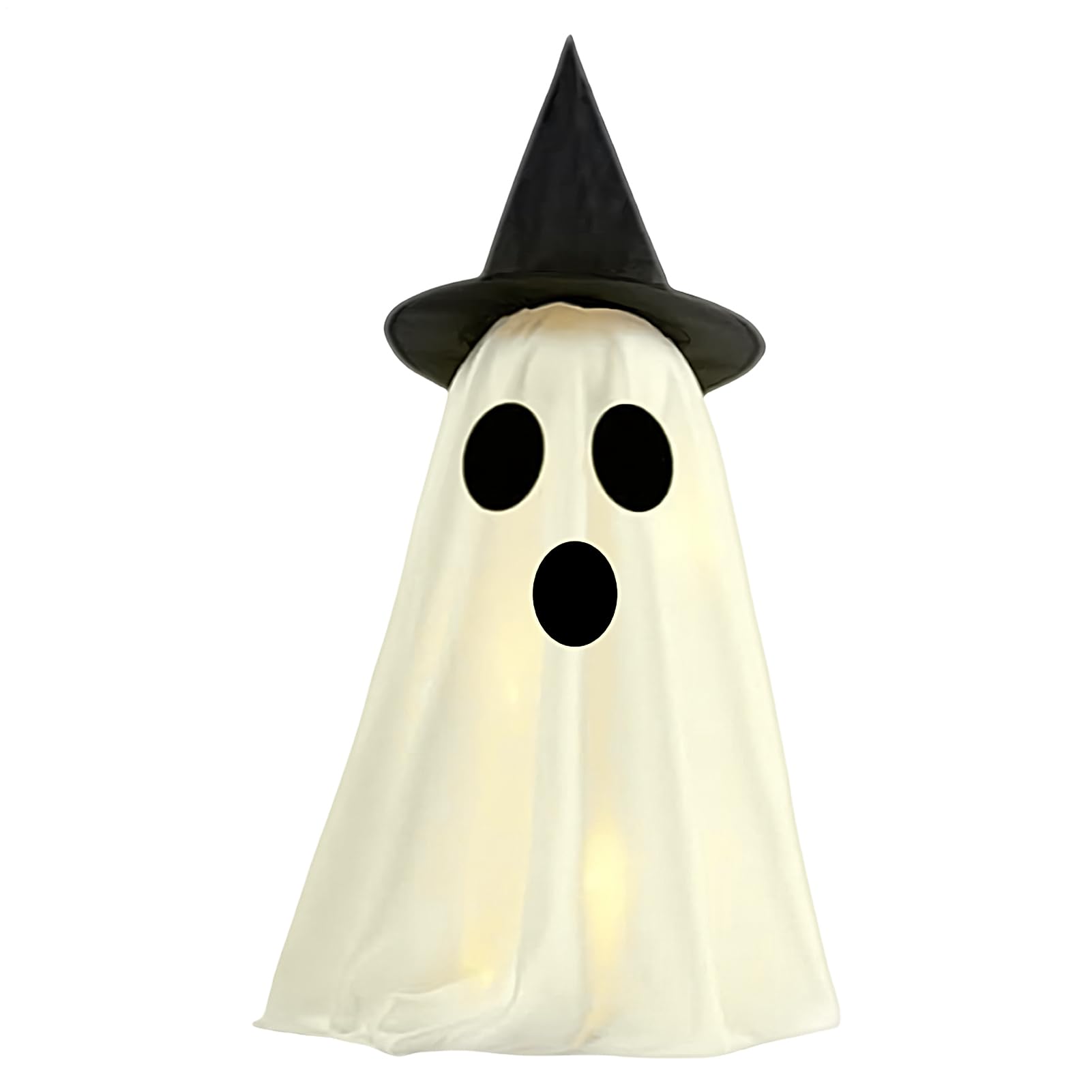 Lampe Halloween fantôme lumineux LED à piles pour décoration