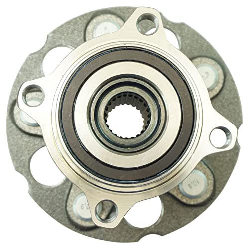 Image of TRQ Rear Driver and Passenger Side Wheel Bearing and Hub Assembly Set 2 Piece Compatible with 2012-2016 Honda CR-V AWD 2013-2015 Acura RDX AWD