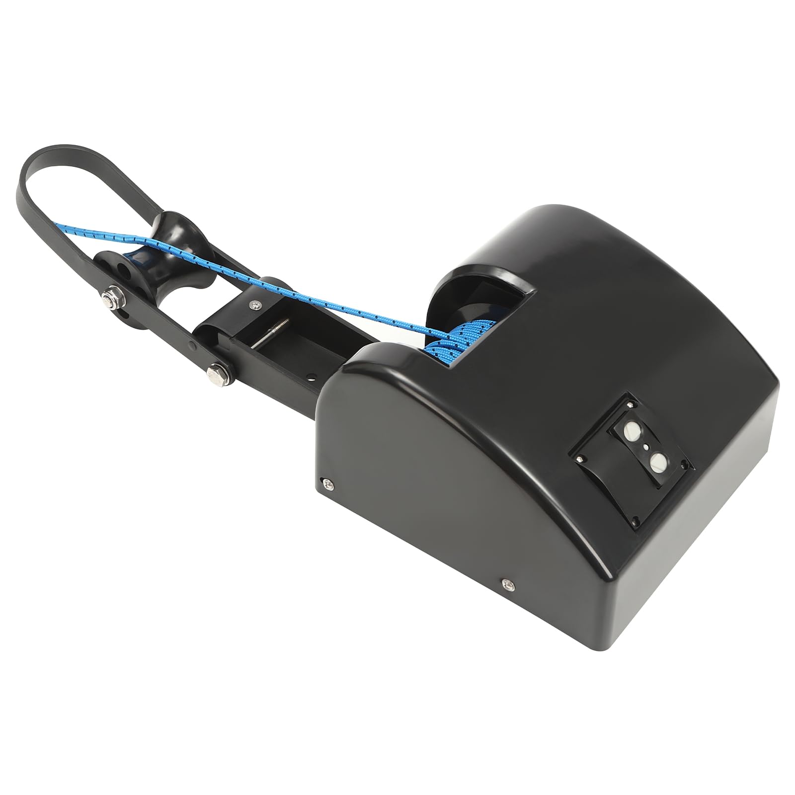 Verricello elettrico di ancoraggio per barca da 20,4 kg, sistema di salpa ancora marino da 12 V, argano di ancoraggio per barche con telecomando, corda di ancoraggio da 30,5 m, argani da traino