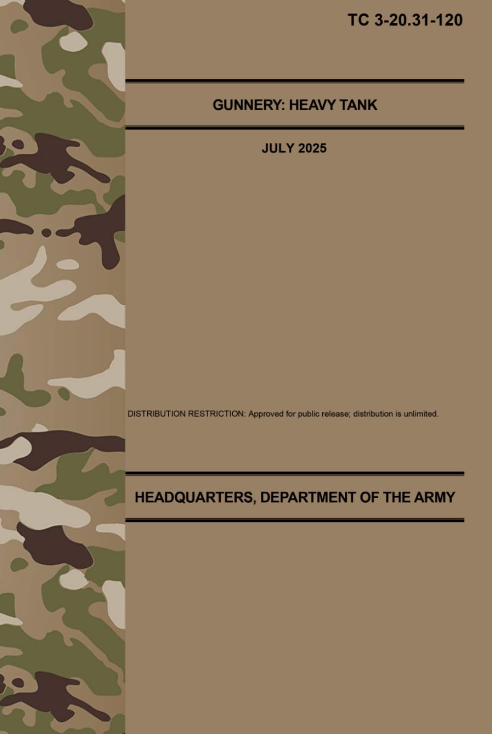 TC 3-20.31-120 Gunnery: Heavy Tank - Jul. 2025