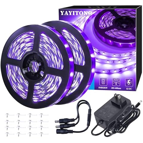 40ft LED Black Light Strip Kit with 720 Units LED Cover