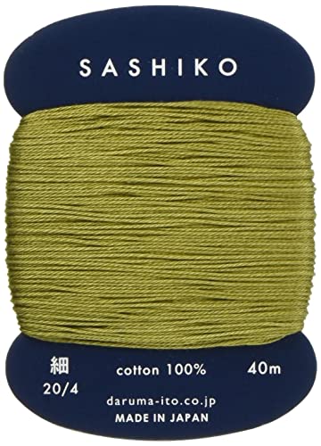 Hilo para Sashiko Daruma 40 m Warbler algodón miniatura 1