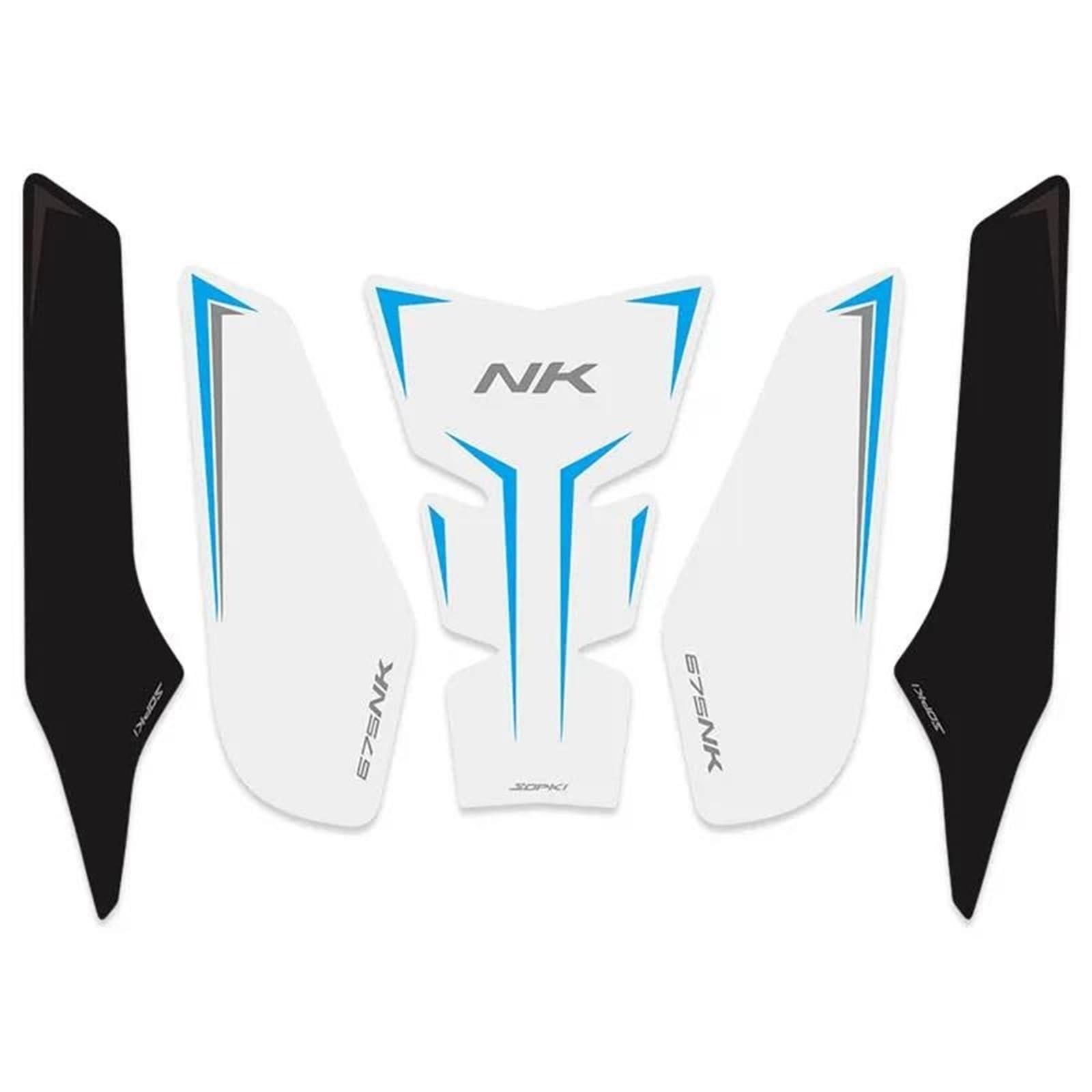 Für CFMOTO 675NK NK675 675 NK 2025+ Motorrad Tankpad-Aufkleber Seitlicher Gasgriffaufkleber Carbon-Look(Color18)