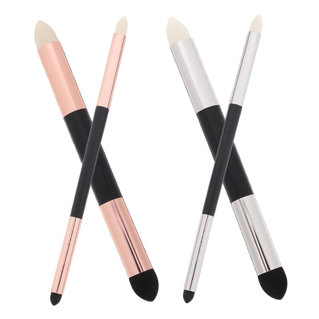 OSALADI Art Supplies Set 4pcs Gray Surface Sketch Eraser Pen Double Head Blending Stump Highlighting Brush Blending Sponge Reusable Sketch Tool