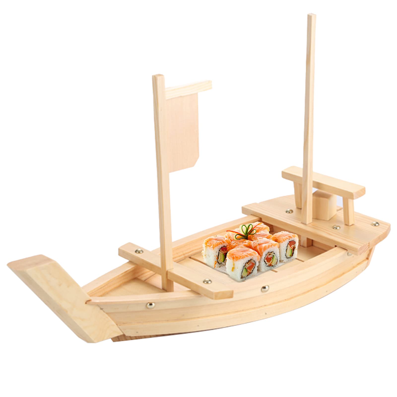 Plateau de Service en Bois pour sushis et sashimis, 120 cm