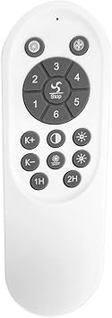 Remote Control Only for STERREN Ceiling Fan with Light, Compatible for 20 Flush Mount Ceiling Fans, Low Profile Ceiling Fan Light Remote Control Replacement