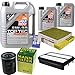 Produktbild QR-PARTS 69343994 Filter Set Inspektionspaket 7 Liter Motoröl Top Tec 4200 5W-30 MANN-FILTER Innenraumfilter Luftfilter Ölfilter