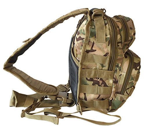 Bolso viaje bandolera camuflaje BTP molle Recon Hombro estilo militar casual