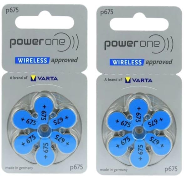 VARTA Power One P675 Mercury Free Hearing Aid Battery One Pack (6Pc) (B0D6SLMQ5V) Amazon Price History, Amazon Price Tracker