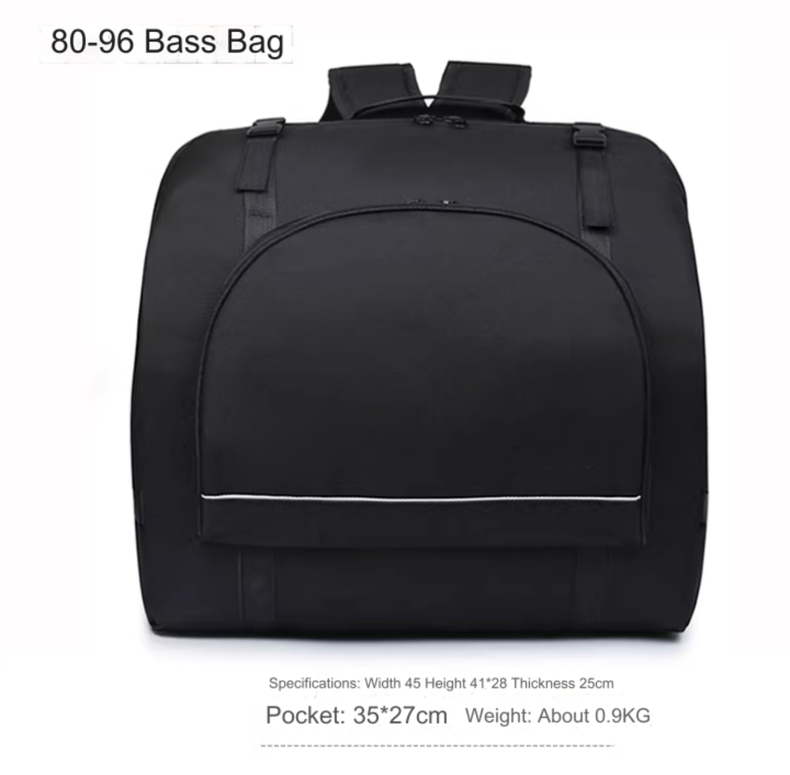 Genérico Sac à dos épais rembourré pour piano et accordéon de 60 à 120 bas Sac d'accordéon, sac pour instruments de musique, sac à dos