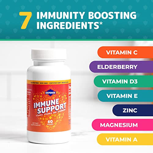 Defense Immune Support Vitamin and Elderberry Supplement #TOP14