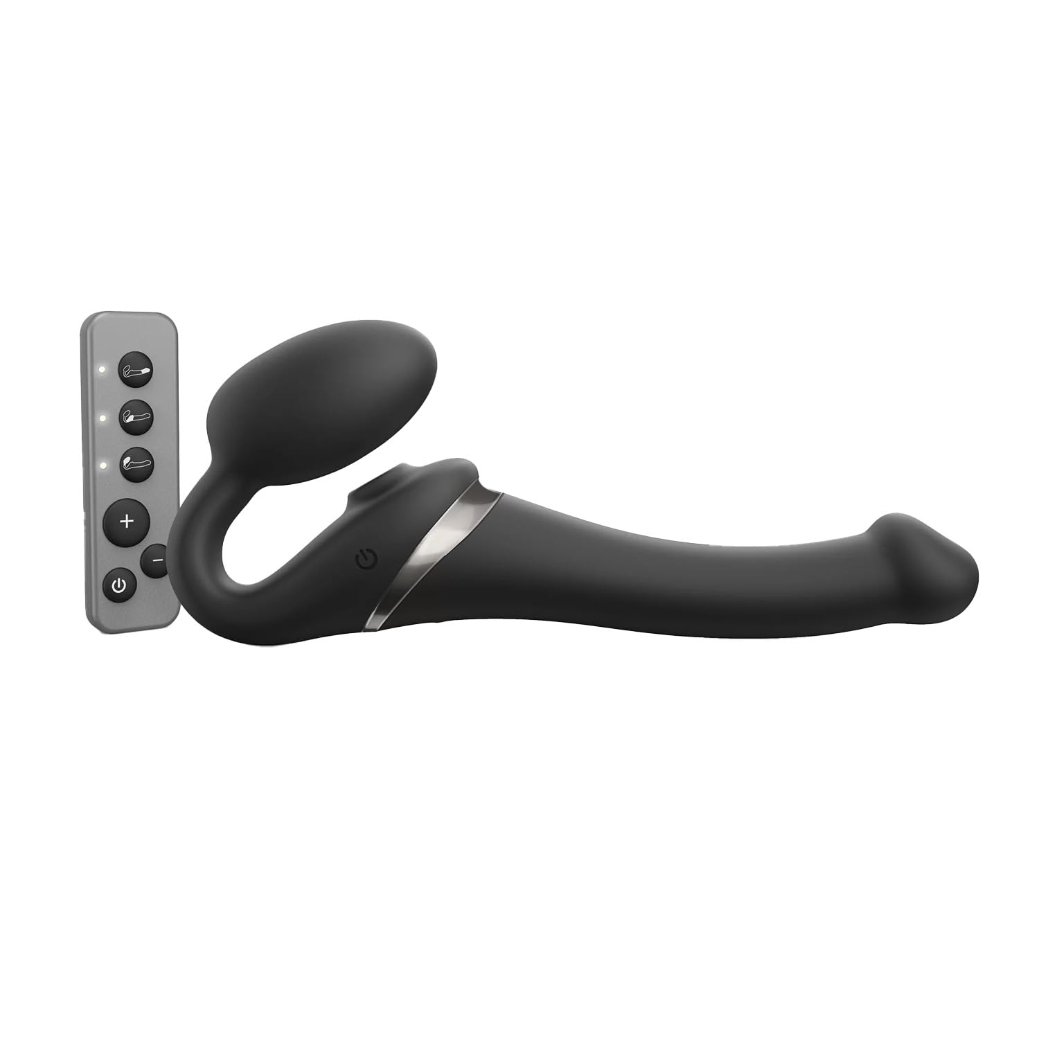 Strap-On-Me Strap-on Multi-Orgasmo Telecomandato 3 Motori – Tecnologia a Memoria di Forma – Tripla Stimolazione – Sex Toy Donna & Uomo in Silicone Morbido – Senza Imbrago, Impermeabile