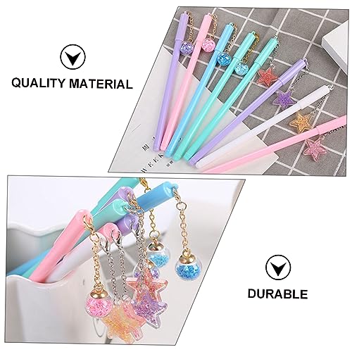 Set de 5 bolígrafos kawaii de plástico con tinta marrón miniatura 7