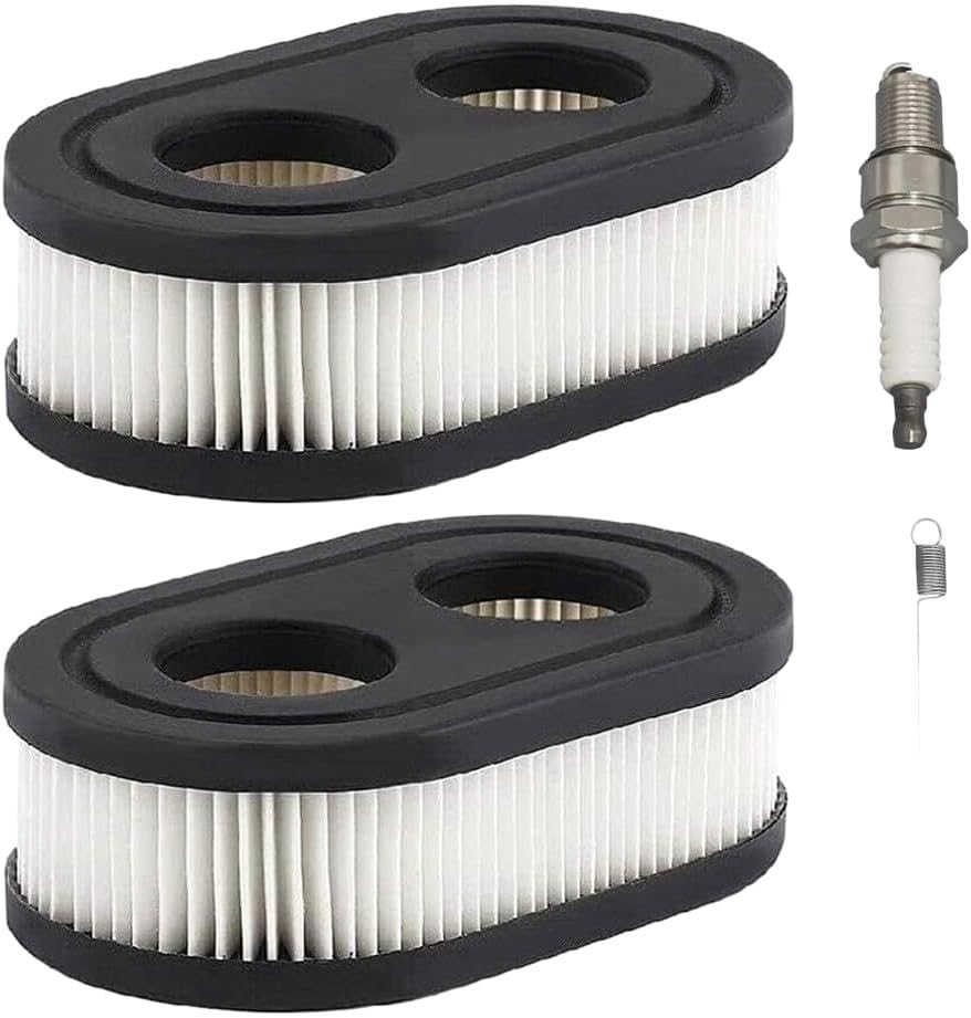 Air Filter for Toro Recycler 22-inch models 20332, 20333, 20334, 20339, 20340 (includes 2 air filters, 1 spark plug, 1 spring)