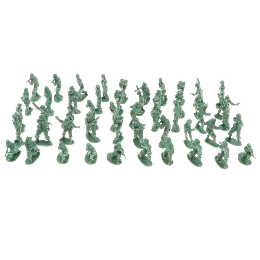ATORSE 100 Pieces 2Cm Realistically Battlefield Plastic Toy Soldier Figures Army Men Accessories -Army Green (B0BSXLL77S) Amazon Price History, Amazon Price Tracker