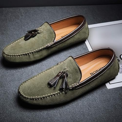 Men's Flowing Su Fu Dress Flat Boat Shoes Driving Car2