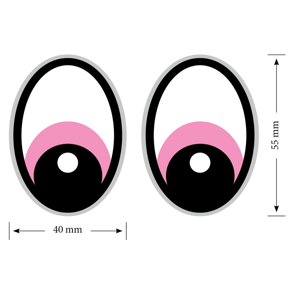 8 Augen Aufkleber Für Mähroboter - Wasserdicht & Reflektierend