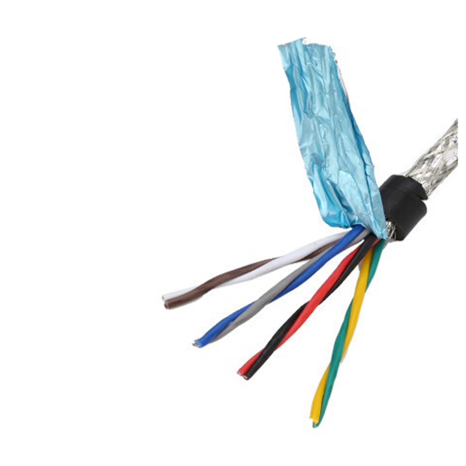 Cavo schermato a doppino intrecciato in rame puro | 1 m 18 AWG 20 AWG 22 AWG 0,3-0,75 mm 2-8 Nucleo for RS485: doppino intrecciato in rame puro schermato(8 Core 18awg 0.75mm)