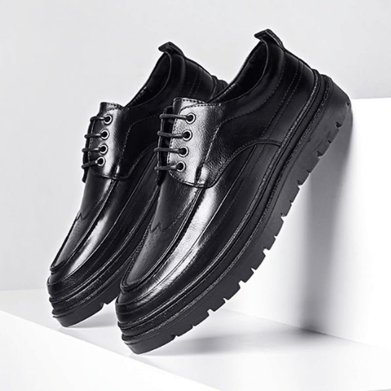 Men's Breathable Business Oxford Lace-Up Anti-Slip Formal Duty Work Shoes Comfort Casual Oxford Shoes4