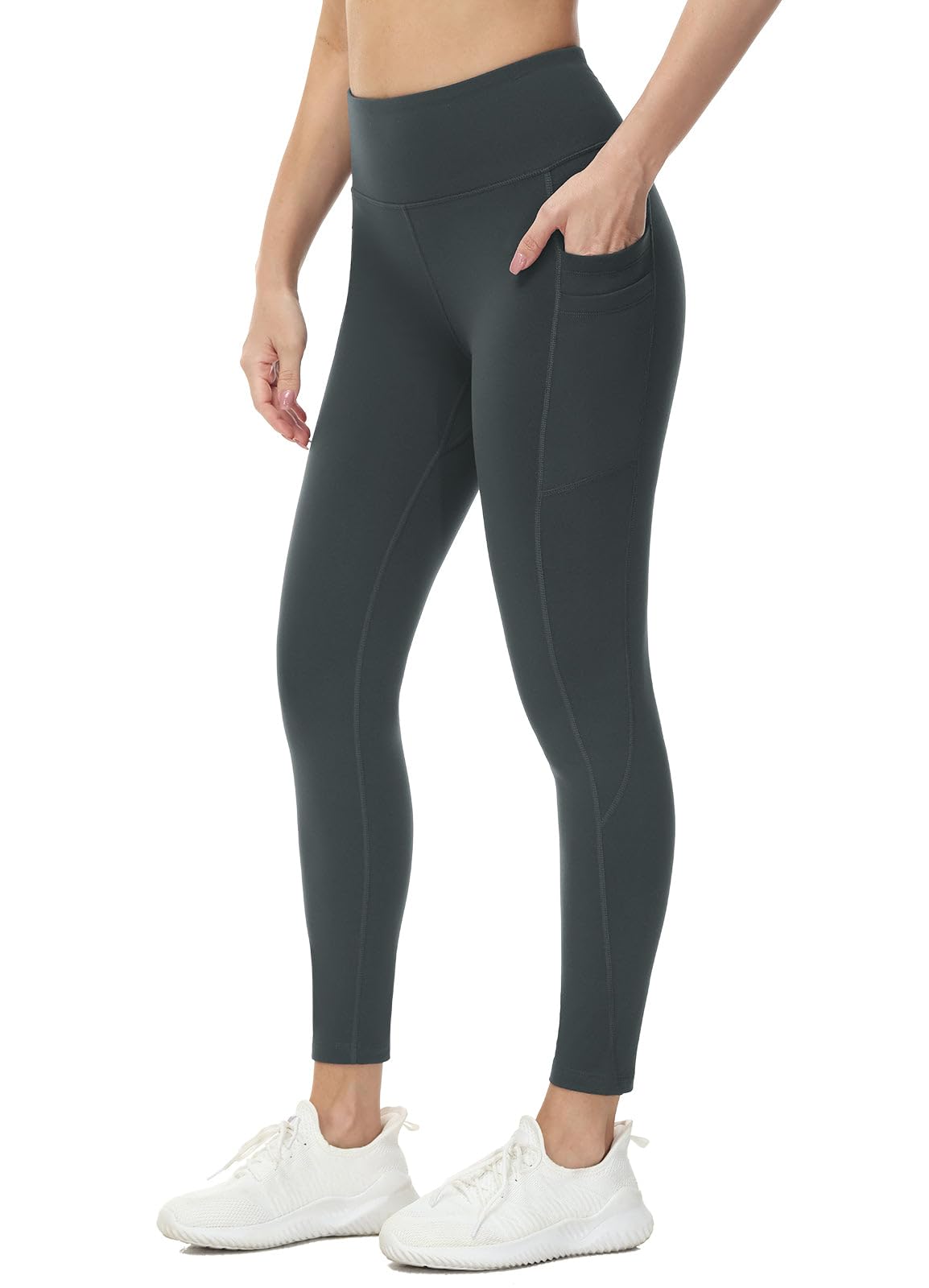 BALEAF Pantalones de chándal para mujer, forro polar, térmicos, impermeables, pantalones de chándal