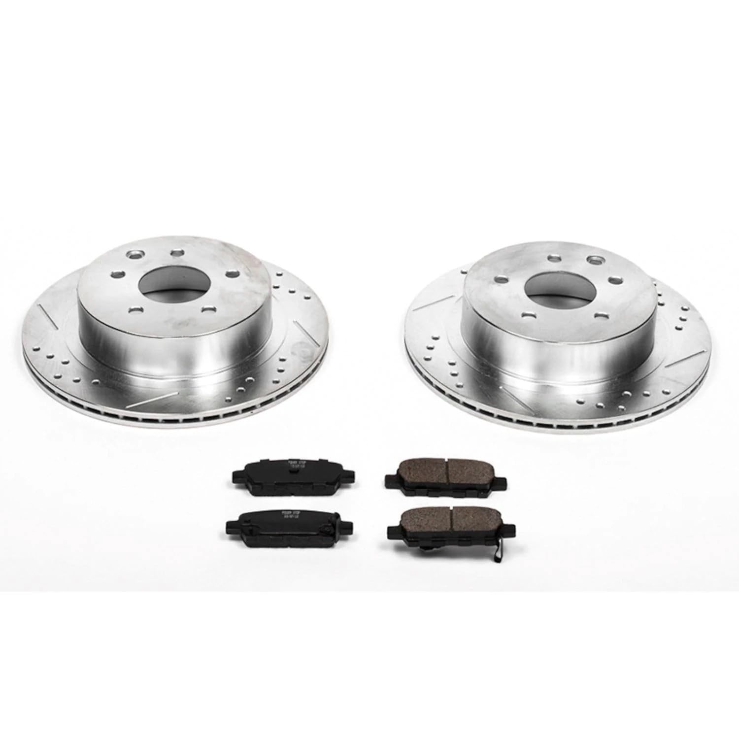 Power Stop Z23-1288 Rear Ceramic Brake Pads - Carbon Fiber Infused Pads For Nissan/Infiniti Models, Includes Hardware