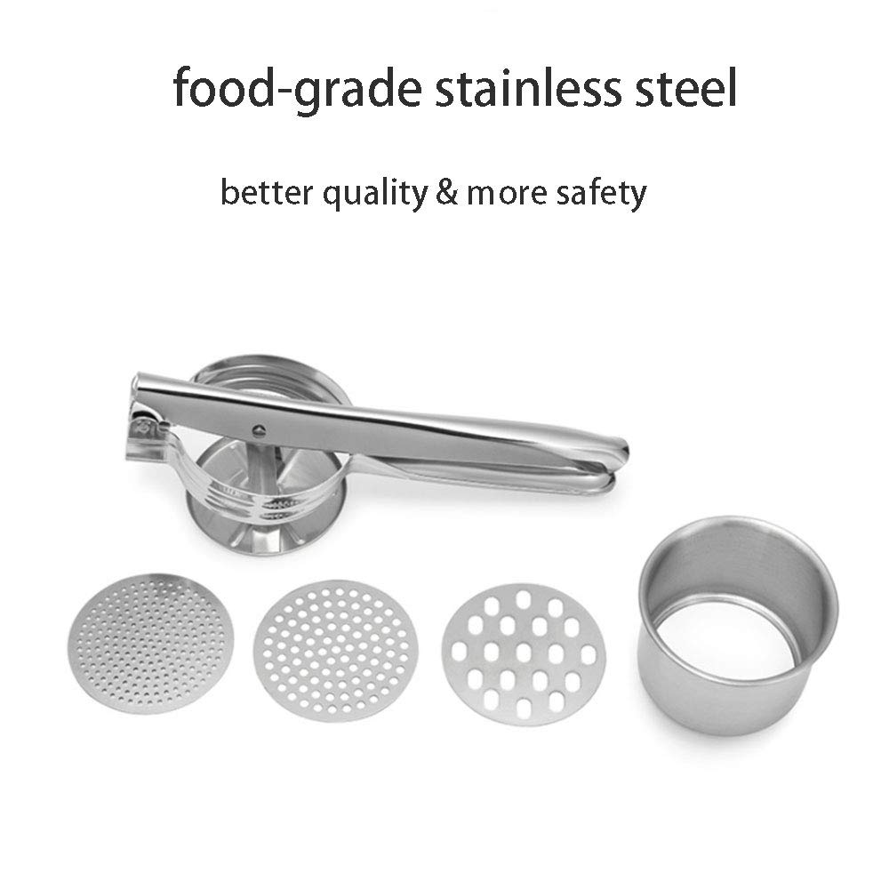 Pureestamper - 23 cm lange steel - RVS - Hendi - 856147