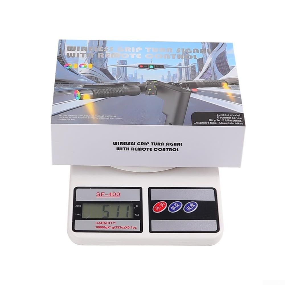 Wireless Bike Indicatori di Direzione 22mm Manopole Manubrio Telecomando LED Fanale Posteriore Impermeabile IPX65 per Strada Mountain Ciclismo