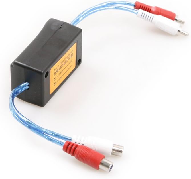 BOOMBOOST 3.5mm RCA Car Audio Filter Amplifier Noise Filter Ground Loop