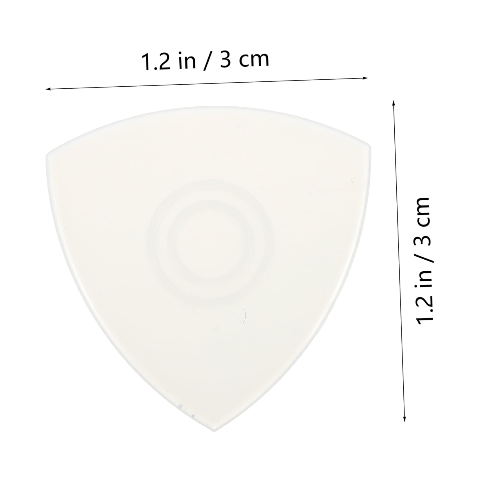 BESTonZON 60 Pz Plettro Di Nylon Plettri Per Ukulele Forniture Di Strumenti Plettri Bassi Ukulele Basso Plettro Per Chitarra Acustica Plettro Per Plettri Per Chitarra Triangolari