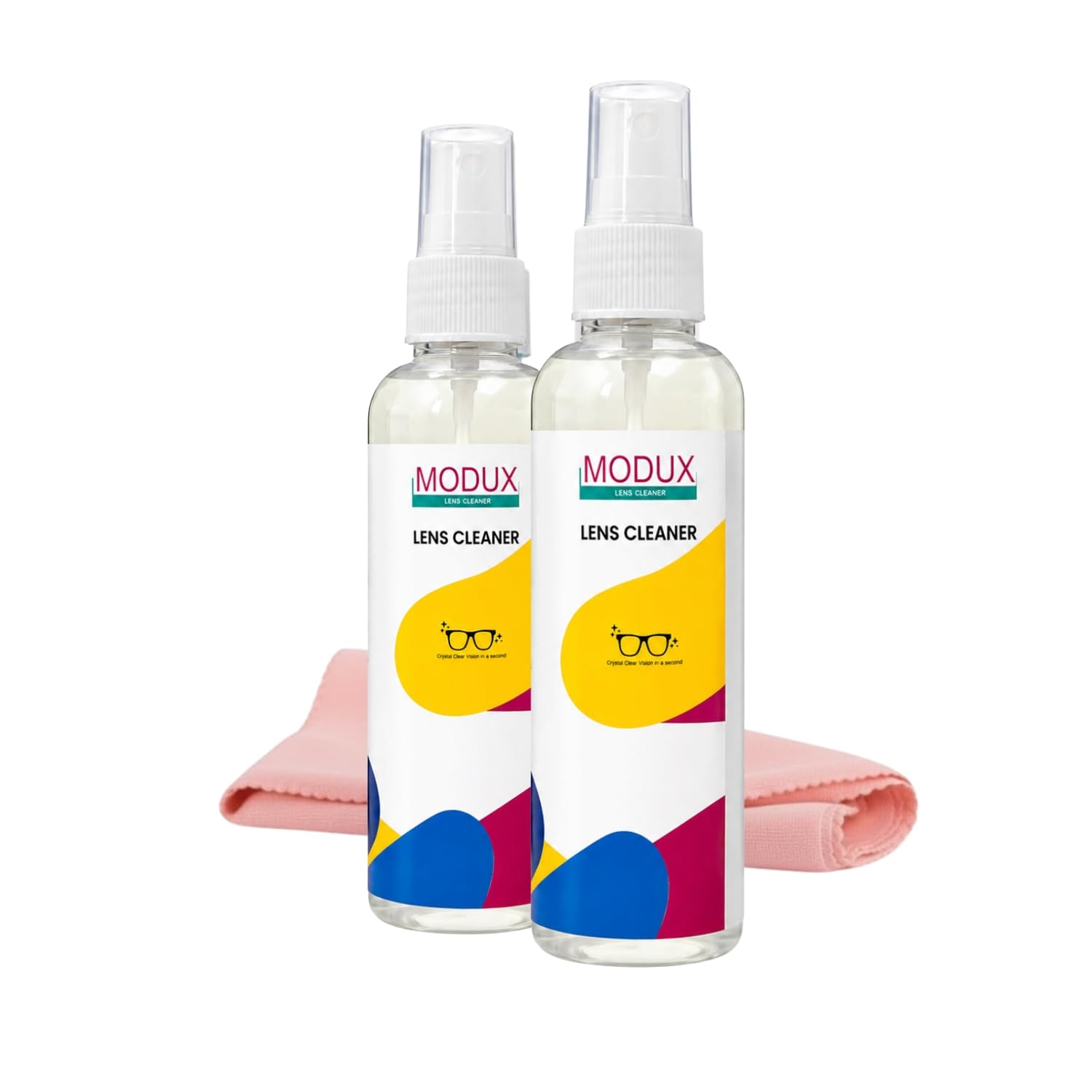 LENS CLEANER 100 ML + 100 ML + 2 CLOTH Perfect Lens Cleaner for Spectacles, Eyeglasses, Sunglasses, Camera Lenses and Binoculars (ADVANCE COMBO KIT 200 ML)-image-35