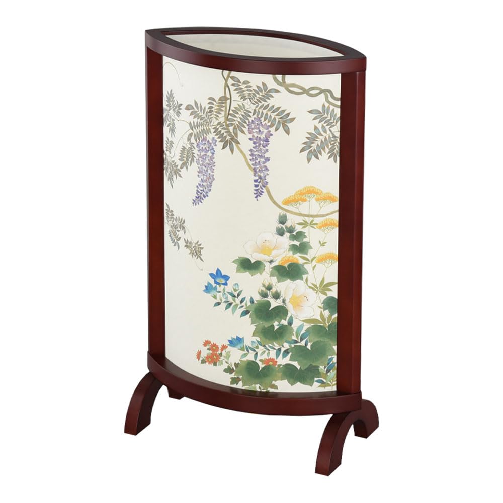 Amazon｜お仏壇のはせがわ 盆提灯 新型 優美 2号 藤に芙蓉 盆