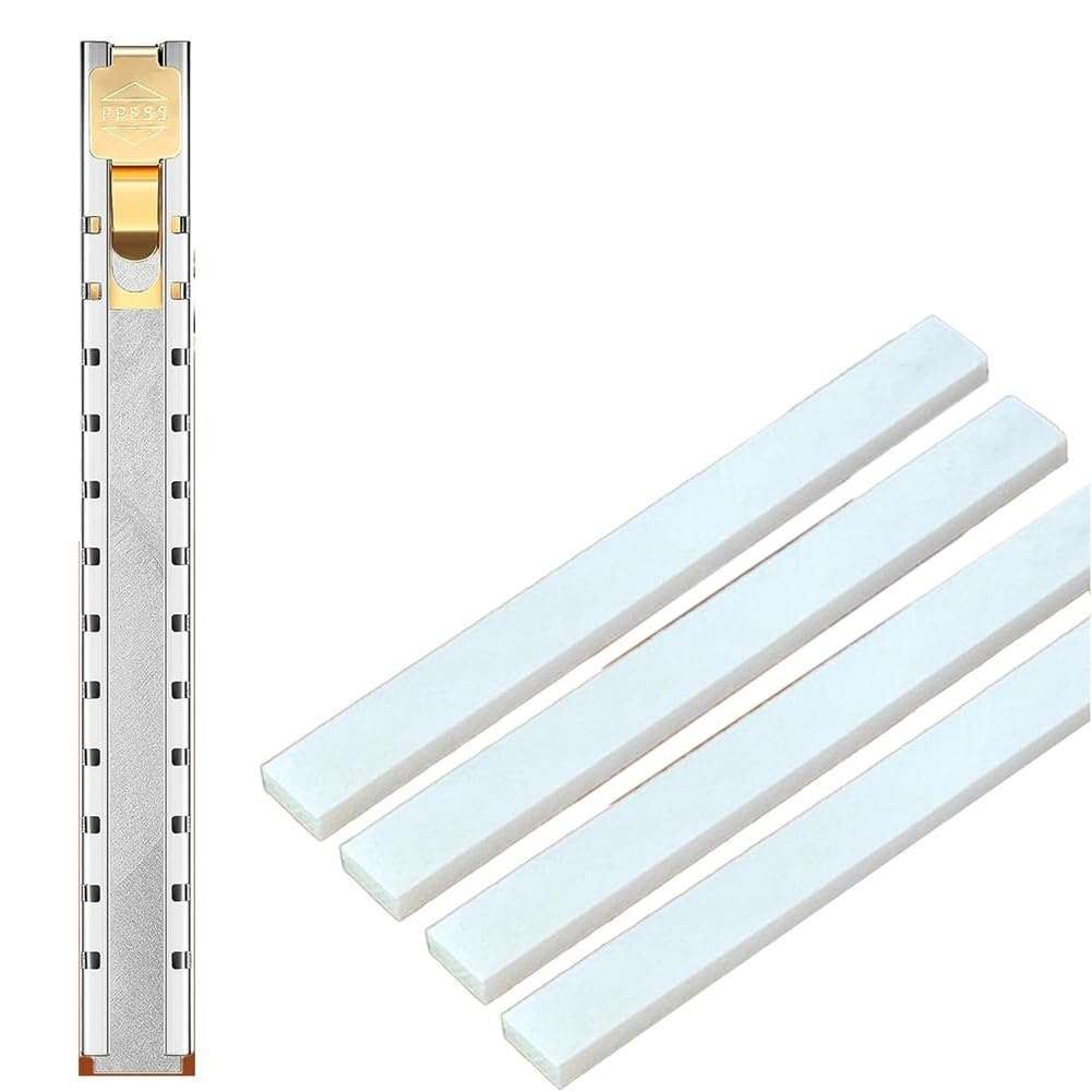 Osmond Natural Soapstone Pencil Refills with 1Pcs Flat Soapstone Holder Steel for Welding and Welders, Marking on Stee
