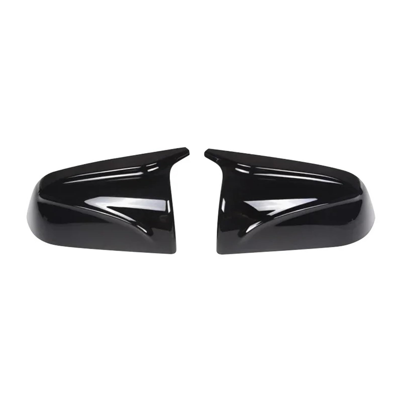 Wing Mirror Cover Caps for Tesla for Model 3 2017-2022 Rear Mirror Cover Rearview Side Sticker Car Decor Modification Carbon Fiber ABS(Bright blackn)