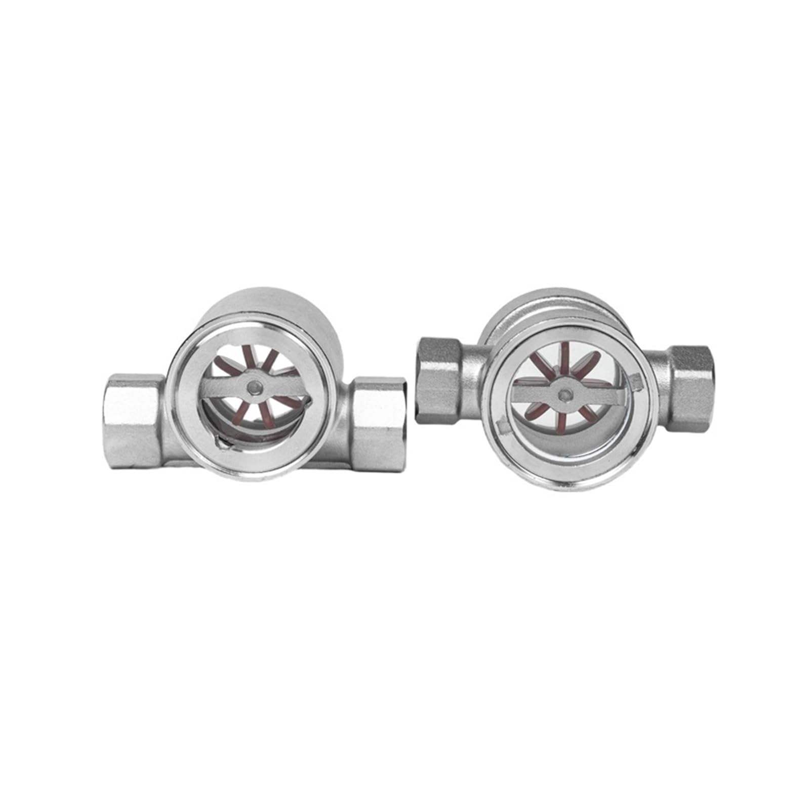 Indicateur de débit DN50 raccord femelle 1 pouce et voyant de flux en acier carbone