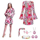 ✨3 Größen Erhältlich: Diesem Hippie-Kostüm es gibt drei Größen, M, L und XL für Sie zu wählen, bitte kaufen Sie Ihre Größe nach den Messungen, bevor Sie kaufen. Zusätzlich zu unseren Accessoires können Sie sie mit anderen Accessoires kombinieren, um einen noch raffinierteren Look zu erzielen!