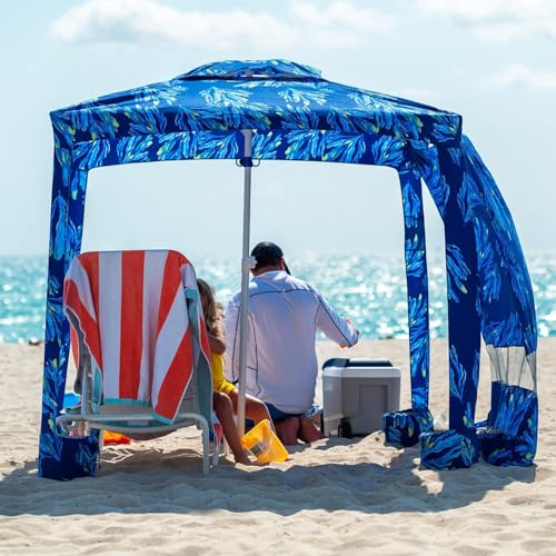 AMMSUN Beach Cabana Tent with Side Wall