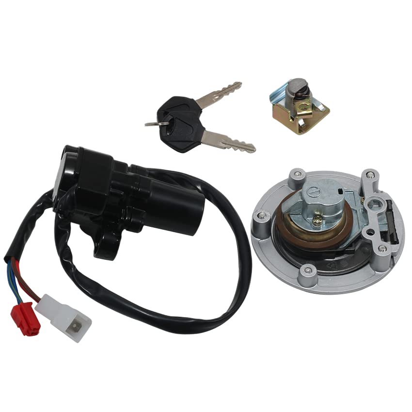 Ignition Switch Lock Key Fuel Gas Cap Key Set for Yamaha MT01 MT-01 2005-2009 for Yamaha YZF R1 R1 2004-2014, YZF R6 R6 2006-2016