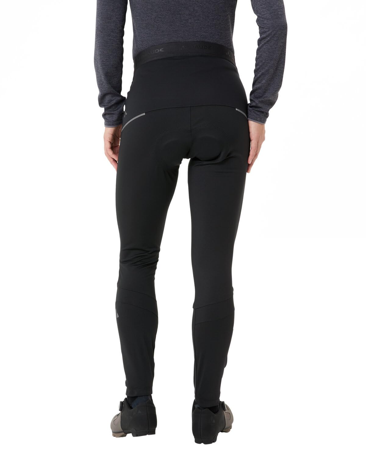VAUDE Damen Fahrradhose Matera Warm Tights II, warm, Winddicht, atmungsaktiv, Passform: Slim fit