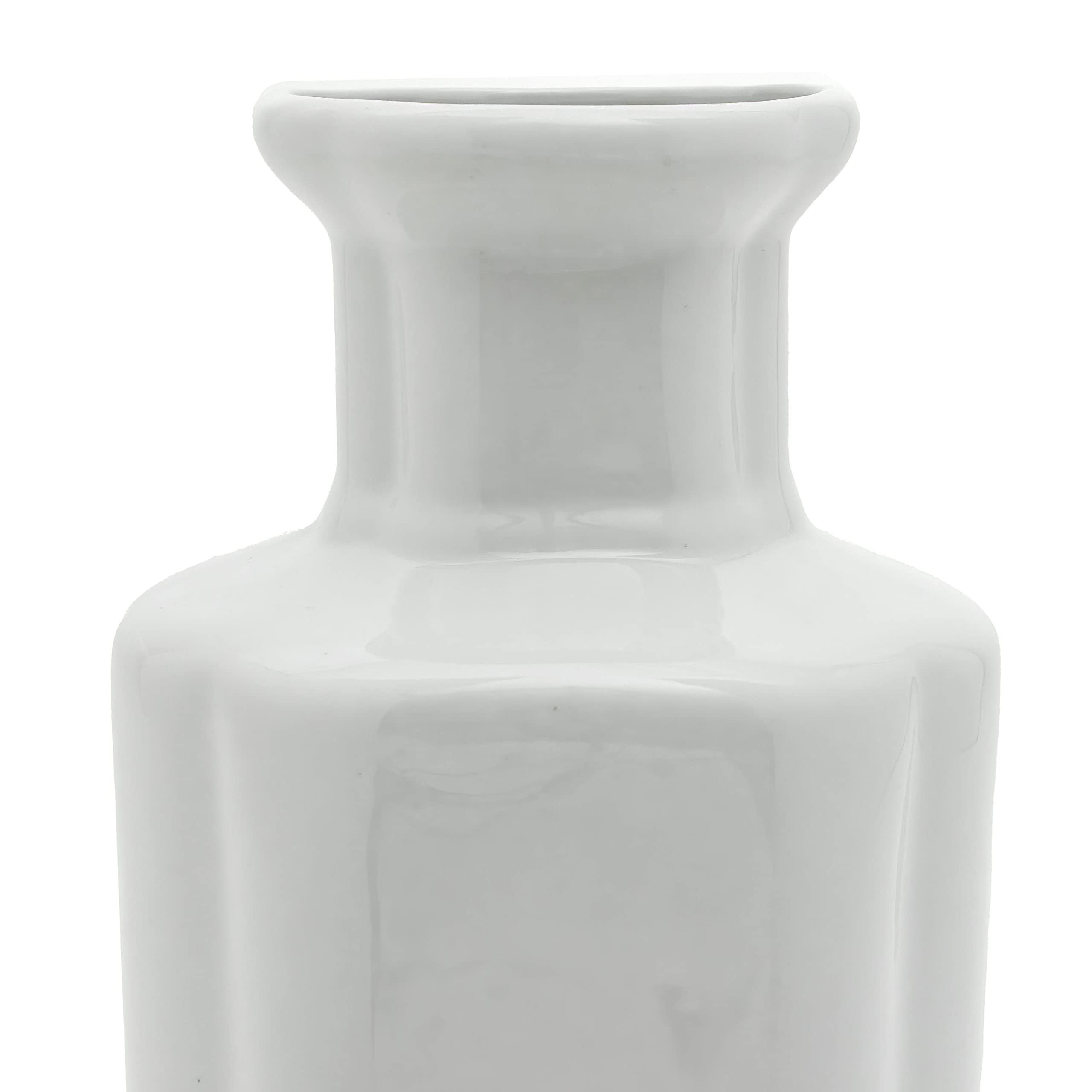 Amazon.co.jp: 12インチのアンティークな白磁の花瓶。 : ホーム＆キッチン
